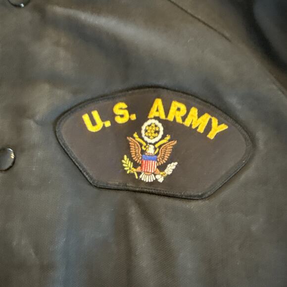 Army jacket 3rd infantry div fallen heroes Patch men Sz L USA Coast Guard Troops - Picture 2 of 16